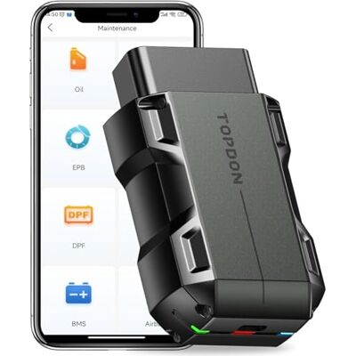 TOPDON Topscan OBD2 Diagnosis Maquina, Diagnosis Coche Multimarca Escaner para Coches, Herramienta de Diagnóstico inalámbrico para Todos los Sistemas, Prueba Activa, Todo el Software 1 año Gratis TOPDON Topscan OBD2 Diagnosis Maquina, Diagnosis Coche Multimarca Escaner para Coches, Herramienta de Diagnóstico inalámbrico para Todos los Sistemas, Prueba Activa, Todo el Software 1 año Gratis