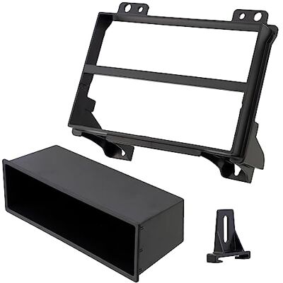 AERZETIX C22348 Marco Adaptador 2 ISO para Radio de Coche en plástico Compatible con Ford Fiesta 2002-2005, Fusion 2002-2005 AERZETIX C22348 Marco Adaptador 2 ISO para Radio de Coche en plástico Compatible con Ford Fiesta 2002-2005, Fusion 2002-2005