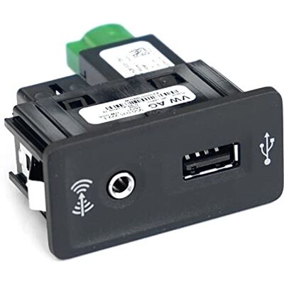 Volkswagen 5G0035222E Conector USB AUX-IN Adaptador Interfaz Volkswagen 5G0035222E Conector USB AUX-IN Adaptador Interfaz