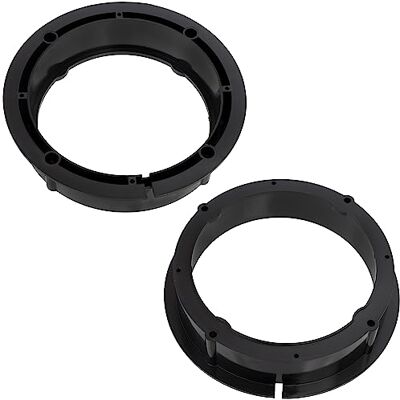 AERZETIX Juego de 2 adaptadores/soportes para altavoces de coche Ø165mm lado de montaje: puerta delantera/trasera compatible con Audi A2, Seat Leon, Skoda Fabia, VW Golf IV Passat AERZETIX Juego de 2 adaptadores/soportes para altavoces de coche Ø165mm lado de montaje: puerta delantera/trasera compatible con Audi A2, Seat Leon, Skoda Fabia, VW Golf IV Passat