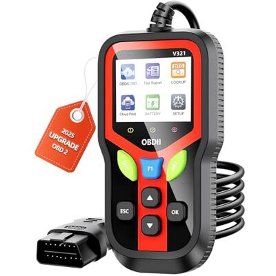 Carehabi OBD2 Diagnosis, Maquina Diagnosis Coche, OBD2 Diagnosis En Español para Vehículos con Protocolo Obd2 de 1996 o Posteriores (Negro) Carehabi OBD2 Diagnosis, Maquina Diagnosis Coche, OBD2 Diagnosis En Español para Vehículos con Protocolo Obd2 de 1996 o Posteriores (Negro)