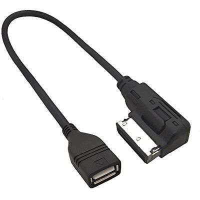 Unique Ami MDI USB Adaptador de Cable de Audio Compatible with Audi A3 A5, A4L A6L A8 Q5 Q7 R8 TT Cables de Interfaz de música Unique Ami MDI USB Adaptador de Cable de Audio Compatible with Audi A3 A5, A4L A6L A8 Q5 Q7 R8 TT Cables de Interfaz de música