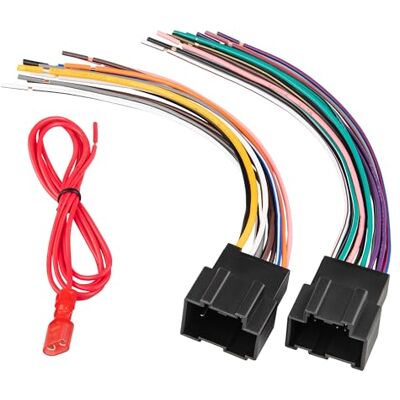 RED WOLF Arnés de cable de repuesto estéreo de radio de fábrica compatible con Chevy GMC Express Savana Buick 2006-2017 modelo actualizado RED WOLF Arnés de cable de repuesto estéreo de radio de fábrica compatible con Chevy GMC Express Savana Buick 2006-2017 modelo actualizado