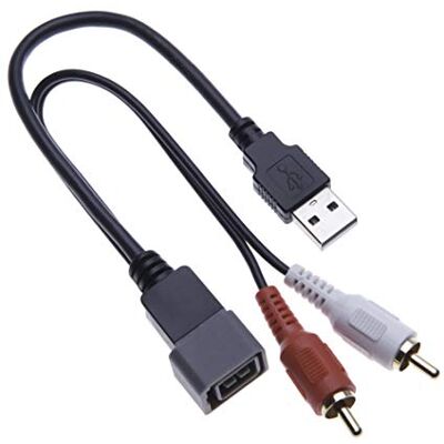 Keple Cable De Arnés Adaptador USB A RCA 8 Pines Vehículo Aftermarket Audio Instalación De Radio Estéreo Retención USB Puerto Puerto RCA Cable Cable Compatible con Cube/Juke/Versa/NV De 2011 A 2013 Keple Cable De Arnés Adaptador USB A RCA 8 Pines Vehículo Aftermarket Audio Instalación De Radio Estéreo Retención USB Puerto Puerto RCA Cable Cable Compatible con Cube/Juke/Versa/NV De 2011 A 2013