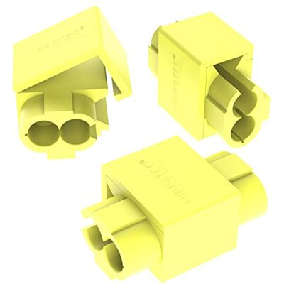 AUPROTEC Juego de 25 derivadores de cables (4-6 mm², color amarillo, conectores de derivación de latón estañado, polipropileno totalmente aislado AUPROTEC Juego de 25 derivadores de cables (4-6 mm², color amarillo, conectores de derivación de latón estañado, polipropileno totalmente aislado