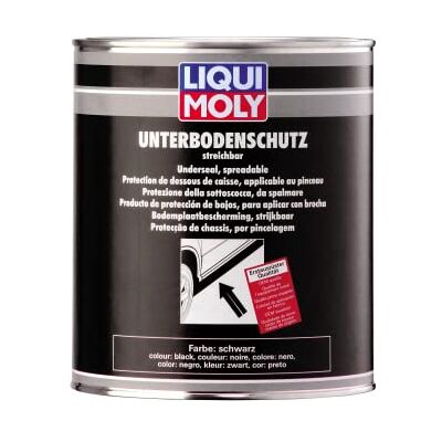 Liqui Moly Producto de protección de bajos para aplicar con brocha negro 2 kg Protección corporal Protección debajo del cuerpo Liqui Moly Producto de protección de bajos para aplicar con brocha negro 2 kg Protección corporal Protección debajo del cuerpo