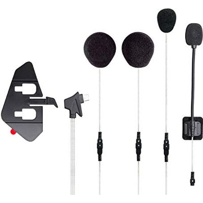 MIDLAND – Kit Completo para Segundo Auricular C1439.02, Compatible con BT Mini, Altavoces RCF, Doble micrófono, Conector y Sistema de fijación, homologado ECE 22.06 MIDLAND – Kit Completo para Segundo Auricular C1439.02, Compatible con BT Mini, Altavoces RCF, Doble micrófono, Conector y Sistema de fijación, homologado ECE 22.06
