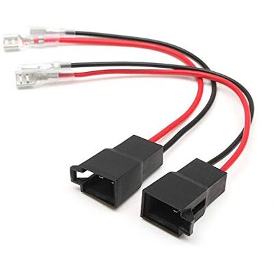Unique Cable adaptador de altavoz coche para Vauxhall, Renault, Volkswagen, Nissan, Audi, 1 par, 15 cm Unique Cable adaptador de altavoz coche para Vauxhall, Renault, Volkswagen, Nissan, Audi, 1 par, 15 cm