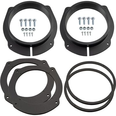 AERZETIX Kit de 2 adaptadores para Altavoces Ø165 mm Compatible con Fiat Bravo II/Croma/Stilo/Lancia Delta AERZETIX Kit de 2 adaptadores para Altavoces Ø165 mm Compatible con Fiat Bravo II/Croma/Stilo/Lancia Delta