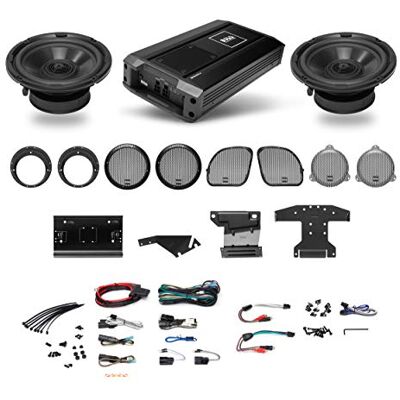 Boss Harley Davidson Kit de altavoces delanteros para bicicleta Harley Davidson, compatible con motocicletas electra, Road Glide y Street Glide seleccionadas de 1998 en adelante, Boss Harley Davidson Kit de altavoces delanteros para bicicleta Harley Davidson, compatible con motocicletas electra, Road Glide y Street Glide seleccionadas de 1998 en adelante,