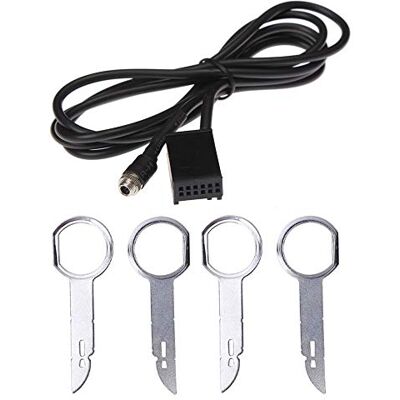 Unique Auto Cable adaptador de audio auxiliar de 6000 CD para Ford Fiesta Focus Mondeo Fusion Unique Auto Cable adaptador de audio auxiliar de 6000 CD para Ford Fiesta Focus Mondeo Fusion