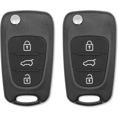 GIANTO 2 Carcasas de Llave con Hoja Compatible con Hyundai KIA Cee'd K2 K5 Lotze Magentis Optima Picanto Rio Sportage Venga L20 L30, Funda Carcasa Mando a Distancia de 3 Botones de Repuesto (Kit de 2 GIANTO 2 Carcasas de Llave con Hoja Compatible con Hyundai KIA Cee'd K2 K5 Lotze Magentis Optima Picanto Rio Sportage Venga L20 L30, Funda Carcasa Mando a Distancia de 3 Botones de Repuesto (Kit de 2