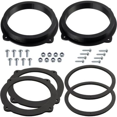 AERZETIX Kit de 2 adaptadores para Altavoces Ø165mm Compatible con Hyundai i30 IX35i Tucson, Kia Optima Sportage Soul Fiat Idea, Alfa Romeo 147/159 Puertas Delanteras/traseras, Brera (Delanteras) AERZETIX Kit de 2 adaptadores para Altavoces Ø165mm Compatible con Hyundai i30 IX35i Tucson, Kia Optima Sportage Soul Fiat Idea, Alfa Romeo 147/159 Puertas Delanteras/traseras, Brera (Delanteras)