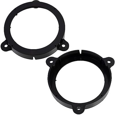 AERZETIX Juego de 2 adaptadores/soportes para altavoces de coche Ø130mm lado de montaje: puerta delantera/trasera compatible con Renault Megane III Wind E4M, Dacia Logan, Sandero, II AERZETIX Juego de 2 adaptadores/soportes para altavoces de coche Ø130mm lado de montaje: puerta delantera/trasera compatible con Renault Megane III Wind E4M, Dacia Logan, Sandero, II