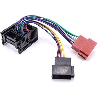 vhbw Adaptador radio del coche ISO compatible con Rover 75 desde 1999 modelos de coche vhbw Adaptador radio del coche ISO compatible con Rover 75 desde 1999 modelos de coche