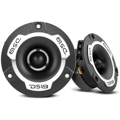 DS 2 tweeters Super Bala 18 , 9,60 cm de diámetro, 120 vatios rms y 240 vatios máx, impedancia de 4 ohmios, 103 db, Puertas de Coche, por par DS 2 tweeters Super Bala 18 , 9,60 cm de diámetro, 120 vatios rms y 240 vatios máx, impedancia de 4 ohmios, 103 db, Puertas de Coche, por par