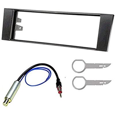 sound-way Sound Way Kit Montage Autoradio, Marco 1 DIN Radio de Coche, Adaptador Antena, Llaves Desmontaje Compatible con Audi A3 2003-2008 sound-way Sound Way Kit Montage Autoradio, Marco 1 DIN Radio de Coche, Adaptador Antena, Llaves Desmontaje Compatible con Audi A3 2003-2008