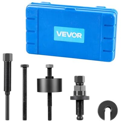 VEVOR Juego de Herramientas para Instalar y Extraer Poleas de Bomba de Dirección Asistida, Compatible con Vehículos Ford, GM V6 y VW, a Mecánicos Profesionales y Aficionados al Bricolaje, 7 uds VEVOR Juego de Herramientas para Instalar y Extraer Poleas de Bomba de Dirección Asistida, Compatible con Vehículos Ford, GM V6 y VW, a Mecánicos Profesionales y Aficionados al Bricolaje, 7 uds