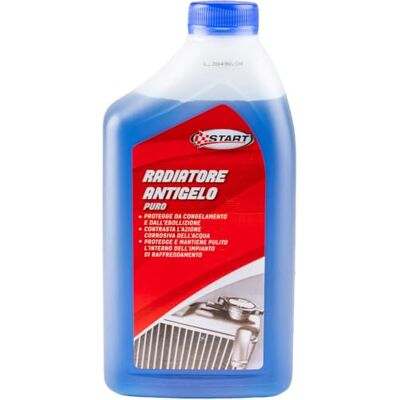 START Líquido anticongelante para radiador, azul puro, 1 litro, concentrado diluible, anticongelante profesional para automóviles, furgonetas y vehículos industriales, START Líquido anticongelante para radiador, azul puro, 1 litro, concentrado diluible, anticongelante profesional para automóviles, furgonetas y vehículos industriales,