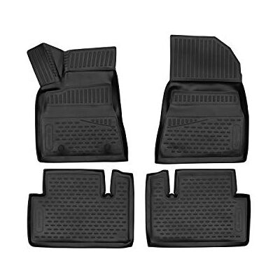 Element Alfombrillas 3D para Tesla Model 3 2017- Sedán Eléctrico Europa Alfombrillas Coche 4 Piezas Element Alfombrillas 3D para Tesla Model 3 2017- Sedán Eléctrico Europa Alfombrillas Coche 4 Piezas