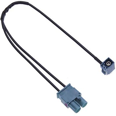 Keple Adaptador De Antena De Radio para Coche Dual Fakra De Conector GPS Estéreo Aéreo De GPS Keple Adaptador De Antena De Radio para Coche Dual Fakra De Conector GPS Estéreo Aéreo De GPS