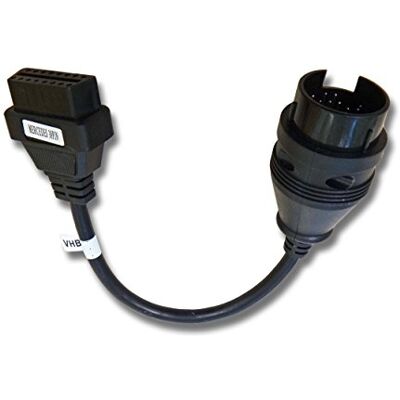 vhbw Adaptador OBD1-38 pines a OBD2 compatible con Mercedes Benz 14,5 cm vhbw Adaptador OBD1-38 pines a OBD2 compatible con Mercedes Benz 14,5 cm