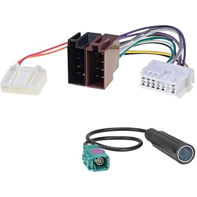 sound-way Sound way Haz cable conector ISO Retrofit y adaptador de antena para instalación de radio solo compatible con radios originales Renault, Dacia Radio Daewoo AGC-1220 sound-way Sound way Haz cable conector ISO Retrofit y adaptador de antena para instalación de radio solo compatible con radios originales Renault, Dacia Radio Daewoo AGC-1220