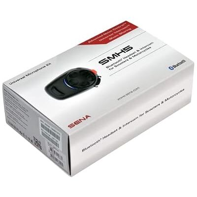 Sena Auriculares Bluetooth universales e intercomunicador para Scooter y Motocicleta, Color Negro Sena Auriculares Bluetooth universales e intercomunicador para Scooter y Motocicleta, Color Negro
