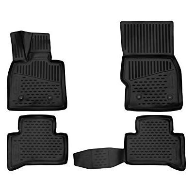 Element Alfombrillas 3D para Alfa Romeo Stelvio 2017- SUV Crossover Alfombrillas Coche 4 Piezas Element Alfombrillas 3D para Alfa Romeo Stelvio 2017- SUV Crossover Alfombrillas Coche 4 Piezas