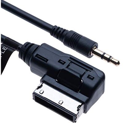 Keple AMI MDI a AUX 3.5mm Enchufe Macho Adaptador Cable de Interfaz de Medios Compatible con Audi A6L Q5 Q7 A8 S5 A5 A4L A3 Tiguan GTI CC Magotan Skoda Fabia Octavia Radio de vehículo 2m Keple AMI MDI a AUX 3.5mm Enchufe Macho Adaptador Cable de Interfaz de Medios Compatible con Audi A6L Q5 Q7 A8 S5 A5 A4L A3 Tiguan GTI CC Magotan Skoda Fabia Octavia Radio de vehículo 2m