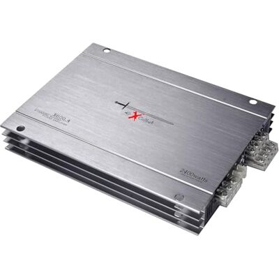Excalibur – Amplificador Estéreo 4 canales (2400 W, Crossover variable, 2 Ohmios) Excalibur – Amplificador Estéreo 4 canales (2400 W, Crossover variable, 2 Ohmios)