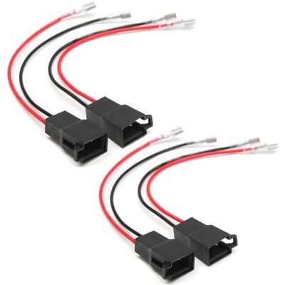 sound-way 4x Adaptadores cables connectores de Altavoces para coche compatible con Alfa Romeo, Lancia, Fiat, Citroen, Peugeot, Renault sound-way 4x Adaptadores cables connectores de Altavoces para coche compatible con Alfa Romeo, Lancia, Fiat, Citroen, Peugeot, Renault