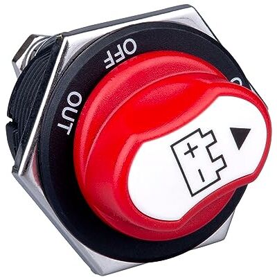 Keple Interruptor Selector de Aislador de Batería de Desconexión DC 12V 24V 32V de Energía/Apagado de Apagado/Encendido 32V 200A Cont 300A INT para Automóviles Barcos Marinos Camiones Yates Vehículos RV ATV Keple Interruptor Selector de Aislador de Batería de Desconexión DC 12V 24V 32V de Energía/Apagado de Apagado/Encendido 32V 200A Cont 300A INT para Automóviles Barcos Marinos Camiones Yates Vehículos RV ATV
