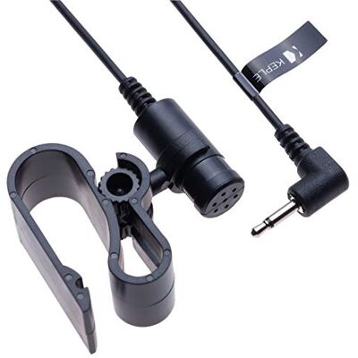 Keple Reemplazo de micrófono Externo de Coche Compatible con Alpine Kenwood Sony JVC Panasonic Radios CD DVD Stereo Player Enchufe Macho AUX acodado de 2.5mm Cable de conexión 4.5m Keple Reemplazo de micrófono Externo de Coche Compatible con Alpine Kenwood Sony JVC Panasonic Radios CD DVD Stereo Player Enchufe Macho AUX acodado de 2.5mm Cable de conexión 4.5m