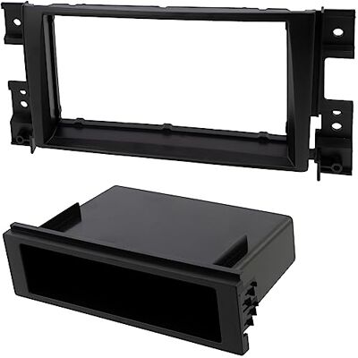AERZETIX C11624 Marco Adaptador 2 ISO para Radio de Coche en plástico Compatible con Suzuki Grand Vitara 2005+ AERZETIX C11624 Marco Adaptador 2 ISO para Radio de Coche en plástico Compatible con Suzuki Grand Vitara 2005+