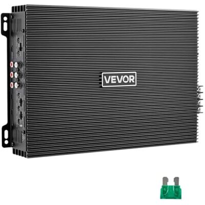 VEVOR Amplificador para Automóvil 4 Canales Clase AB Máximo 4 x 200W a 4 ohmios y 4 x 400W a 2 ohmios, Amplificador Estéreo de Audio para Coche Puenteable para Sedán SUV Vehículo Todoterreno Camioneta VEVOR Amplificador para Automóvil 4 Canales Clase AB Máximo 4 x 200W a 4 ohmios y 4 x 400W a 2 ohmios, Amplificador Estéreo de Audio para Coche Puenteable para Sedán SUV Vehículo Todoterreno Camioneta