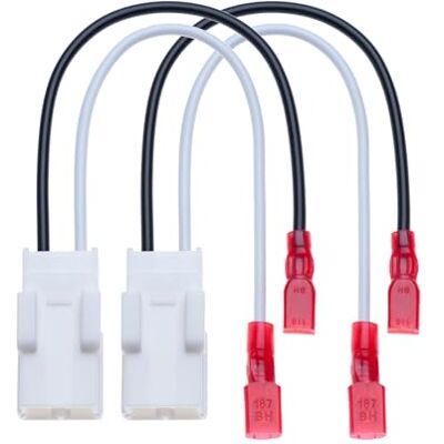 Keple Conector Autoradio Adaptador Radio Coche 2x par Compatible con Dodge Vehículos Estéreo Altavoz de Alambre y Adaptador de Audio Conector de Enchufe Keple Conector Autoradio Adaptador Radio Coche 2x par Compatible con Dodge Vehículos Estéreo Altavoz de Alambre y Adaptador de Audio Conector de Enchufe