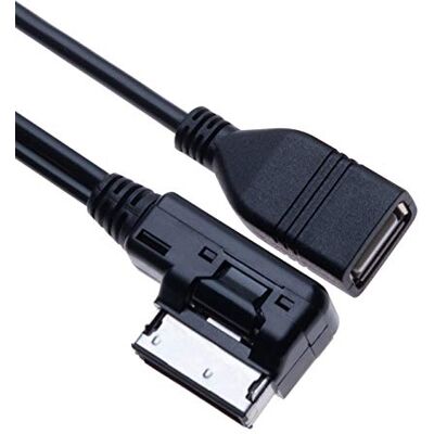 Keple AMI MDI a USB Hembra Adaptador de Cable de Interfaz de Medios Musicales Compatible con Audi A6L Q5 Q7 A8 S5 A5 A4L A3 Tiguan GTI CC Magotan Skoda Fabia Octavia Vehicle Radio 1m Keple AMI MDI a USB Hembra Adaptador de Cable de Interfaz de Medios Musicales Compatible con Audi A6L Q5 Q7 A8 S5 A5 A4L A3 Tiguan GTI CC Magotan Skoda Fabia Octavia Vehicle Radio 1m