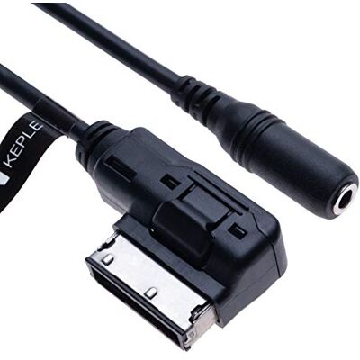 Keple AMI MDI a AUX 3.5mm Jack Hembra Adaptador de Cable de Interfaz de Medios de música Compatible con Audi A6L Q5 Q7 A8 S5 A5 A4L A3 Tiguan GTI CC Skoda Fabia Octavia Vehicle Radio 0.4m Keple AMI MDI a AUX 3.5mm Jack Hembra Adaptador de Cable de Interfaz de Medios de música Compatible con Audi A6L Q5 Q7 A8 S5 A5 A4L A3 Tiguan GTI CC Skoda Fabia Octavia Vehicle Radio 0.4m