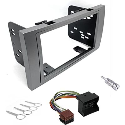 sound-way Kit Montage Autoradio, Marco 2 DIN Radio de Coche, Adaptador Antena, Cable Adaptador Conector ISO, Llaves Desmontaje Compatible con Ford Fiesta Fusion Galaxy Transit S-MAX C-MAX Kuga sound-way Kit Montage Autoradio, Marco 2 DIN Radio de Coche, Adaptador Antena, Cable Adaptador Conector ISO, Llaves Desmontaje Compatible con Ford Fiesta Fusion Galaxy Transit S-MAX C-MAX Kuga