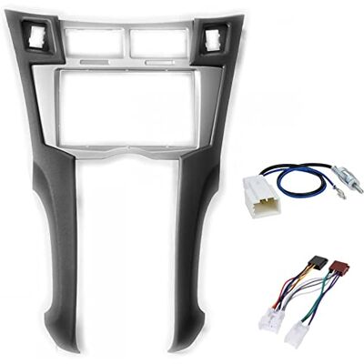 sound-way Kit Montaje Autoradio, Marco 2 DIN Radio para Coche, Compatible con Toyota Yaris 2005-2010, Vitz 2005-2010, Platz 2005-2010 sound-way Kit Montaje Autoradio, Marco 2 DIN Radio para Coche, Compatible con Toyota Yaris 2005-2010, Vitz 2005-2010, Platz 2005-2010