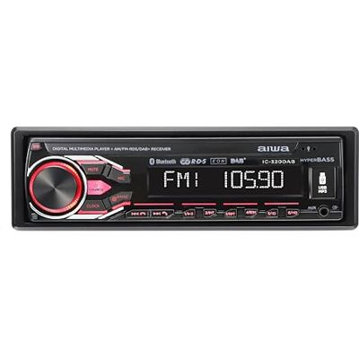 Aiwa IC-320DAB – Reproductor Multimedia de Coche 1 DIN con Pantalla LCD, Am/FM y Dab+. 4x40w. Retroiluminación Multicolor. Color Negro Aiwa IC-320DAB – Reproductor Multimedia de Coche 1 DIN con Pantalla LCD, Am/FM y Dab+. 4x40w. Retroiluminación Multicolor. Color Negro