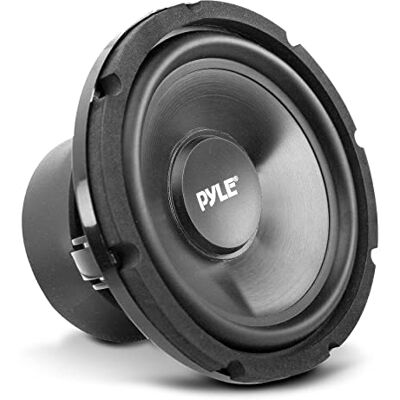 Pyle Subwoofer de Bobina de Voz única para Coche, 8 Pulgadas, 200 vatios a 4 ohmios, subwoofer Alimentado por Audio para automóvil, Cono de inyección con Borde de Goma, subwoofer de Coche de Alta Pyle Subwoofer de Bobina de Voz única para Coche, 8 Pulgadas, 200 vatios a 4 ohmios, subwoofer Alimentado por Audio para automóvil, Cono de inyección con Borde de Goma, subwoofer de Coche de Alta