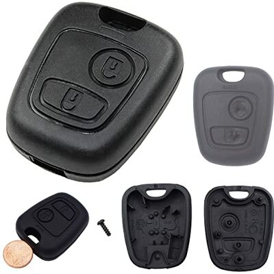 Chiavit Carcasa de llave de control remoto Peugeot 106 107 206 207 208 407 806 Chiavit Carcasa de llave de control remoto Peugeot 106 107 206 207 208 407 806