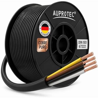 AUPROTEC 1.5mm² 4 conductores, 5m cable eléctrico redondo I aislamiento de PVC de pared fina DIN ISO 6722 I FLRYY cable automotriz para coche, remolque y caravana AUPROTEC 1.5mm² 4 conductores, 5m cable eléctrico redondo I aislamiento de PVC de pared fina DIN ISO 6722 I FLRYY cable automotriz para coche, remolque y caravana