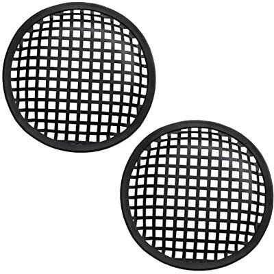 AERZETIX C66077 Juego de 2 Rejillas Malla de protección para Altavoces/subwoofer diámetro 172mm Color Negro música Sistema de Sonido Coche vehículo AERZETIX C66077 Juego de 2 Rejillas Malla de protección para Altavoces/subwoofer diámetro 172mm Color Negro música Sistema de Sonido Coche vehículo