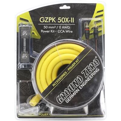 Ground Zero GZPK 50X-II Juego de cables de 50 mm² Ground Zero GZPK 50X-II Juego de cables de 50 mm²