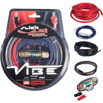 Vibe Audio VSAWK8-V1 - Set de cables para amplificador Vibe Audio VSAWK8-V1 - Set de cables para amplificador