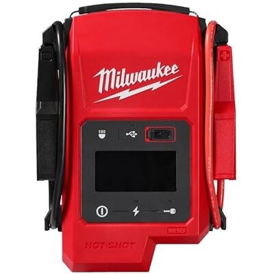 Milwaukee Arrancador de batería de Coche 0 18V M18 Unidad Desnuda Milwaukee Arrancador de batería de Coche 0 18V M18 Unidad Desnuda