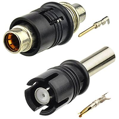Eightwood Am/FM Antena Raku Adaptador Hembra RAST II 2 Conector Macho Raku II con Buchse 2 Piezas Adaptador de Antena para Radio de Coche Eightwood Am/FM Antena Raku Adaptador Hembra RAST II 2 Conector Macho Raku II con Buchse 2 Piezas Adaptador de Antena para Radio de Coche